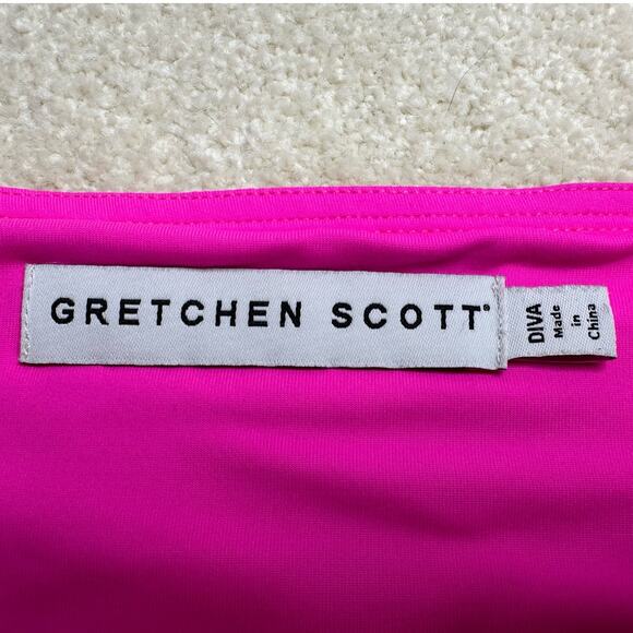 Gretchen Scott: Orange Second Skin Tee - Picture 4 of 7